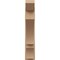 Ekena Millwork 7 1/2-in W x 28-in D x 40-in H Balboa Slat Rough Cedar Woodgrain TimberThane Outlooker, Primed Tan OUTUR075X28X40BOA24RCPR - alternate 2